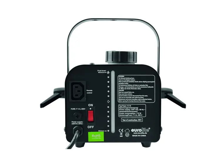 EUROLITE N-19 Smoke machine black 